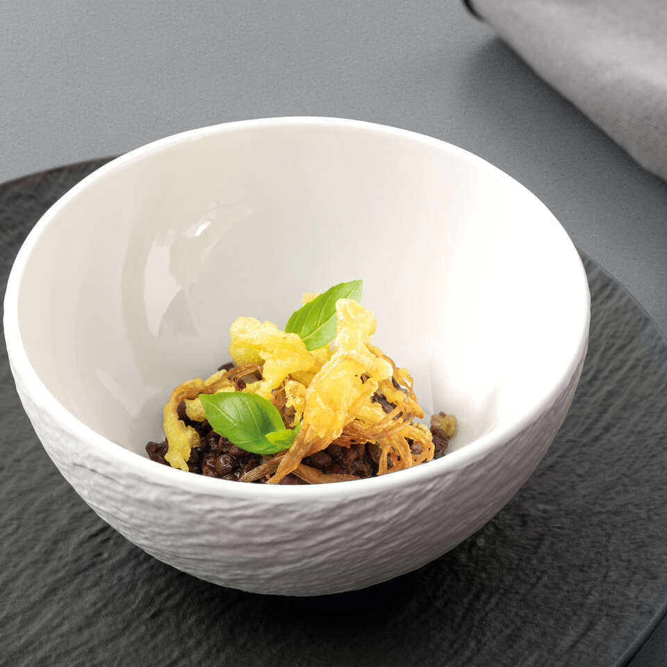Villeroy & Boch Manufacture Müeslischale – 650 ml, Ø 14 cm, Porzellan, spülmaschinenfest