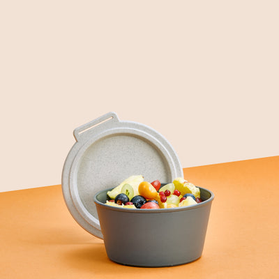 Koziol Schale Move Box – 700 ml, Kunststoff (biozirkulär), mit Deckel, spülmaschinenfest, mikrowellengeeignet