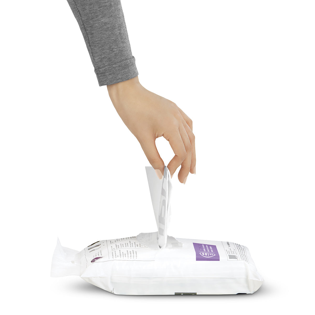 simplehuman Kehrichtsack für Code D – 20 l, mit Zugband, PE, Weiss, 708 × 401 mm, 100 Stk