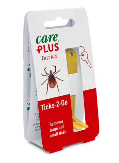 Care Plus Zeckenzange Tick-Out Ticks-2-go – mit Schlüsselring, 1 Stück