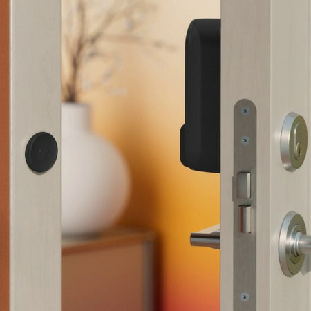 Yale Linus L2 Intelligentes Torschloss – BT, WLAN, Akku, Türe, 51,7×45,8×146,2 mm, Schwarz