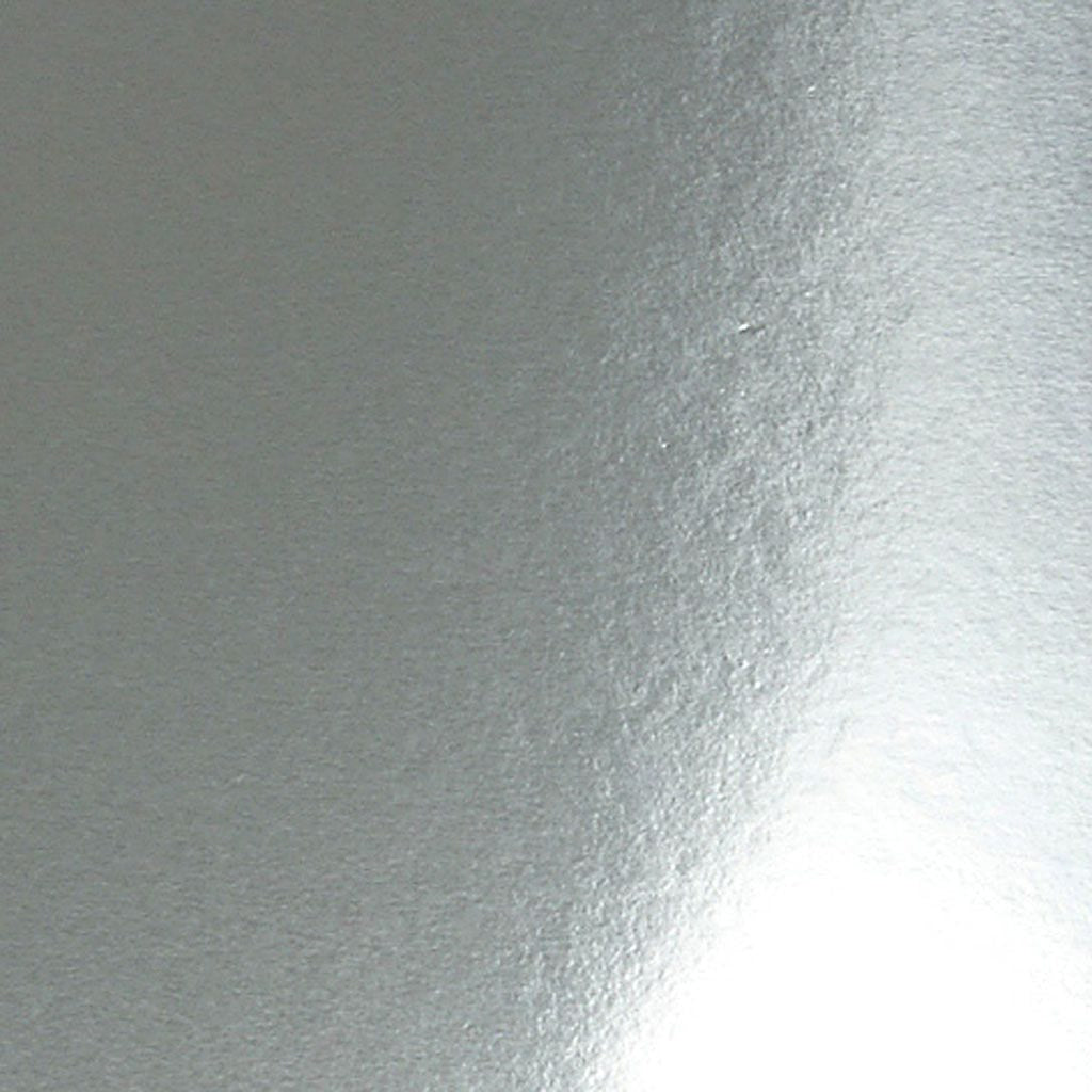 Creativ Company Folienkarton – A2, silber, 280 g/m² – 10 Blatt