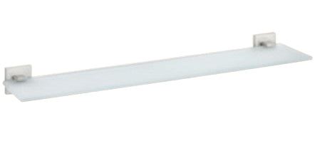 TESA Seifenhalter – Glas/Edelstahl, Klebestreifen, 60×11,8×5 cm, Silber