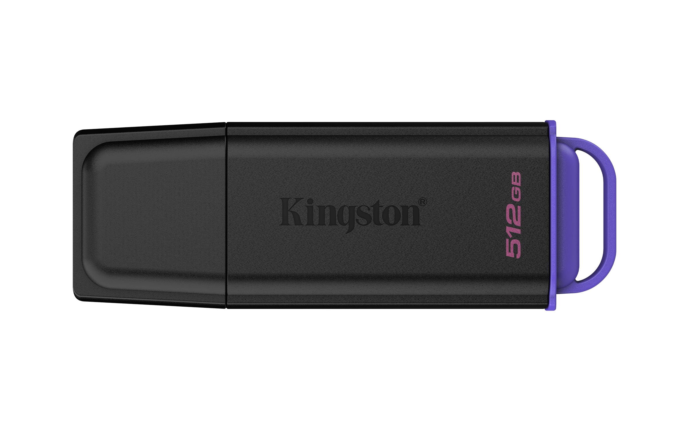Kingston Technology Kingston DataTraveler Exodia 512 GB – USB 3.2 Gen 1 Typ A, Kappe, Schwarz/Violett