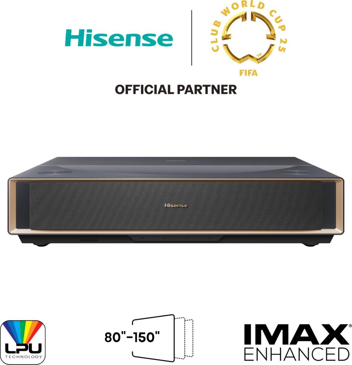 Hisense PT1 – Ultra-Kurzwurf DLP Laser, 4K UHD, 2500 ANSI Lumen, Smart