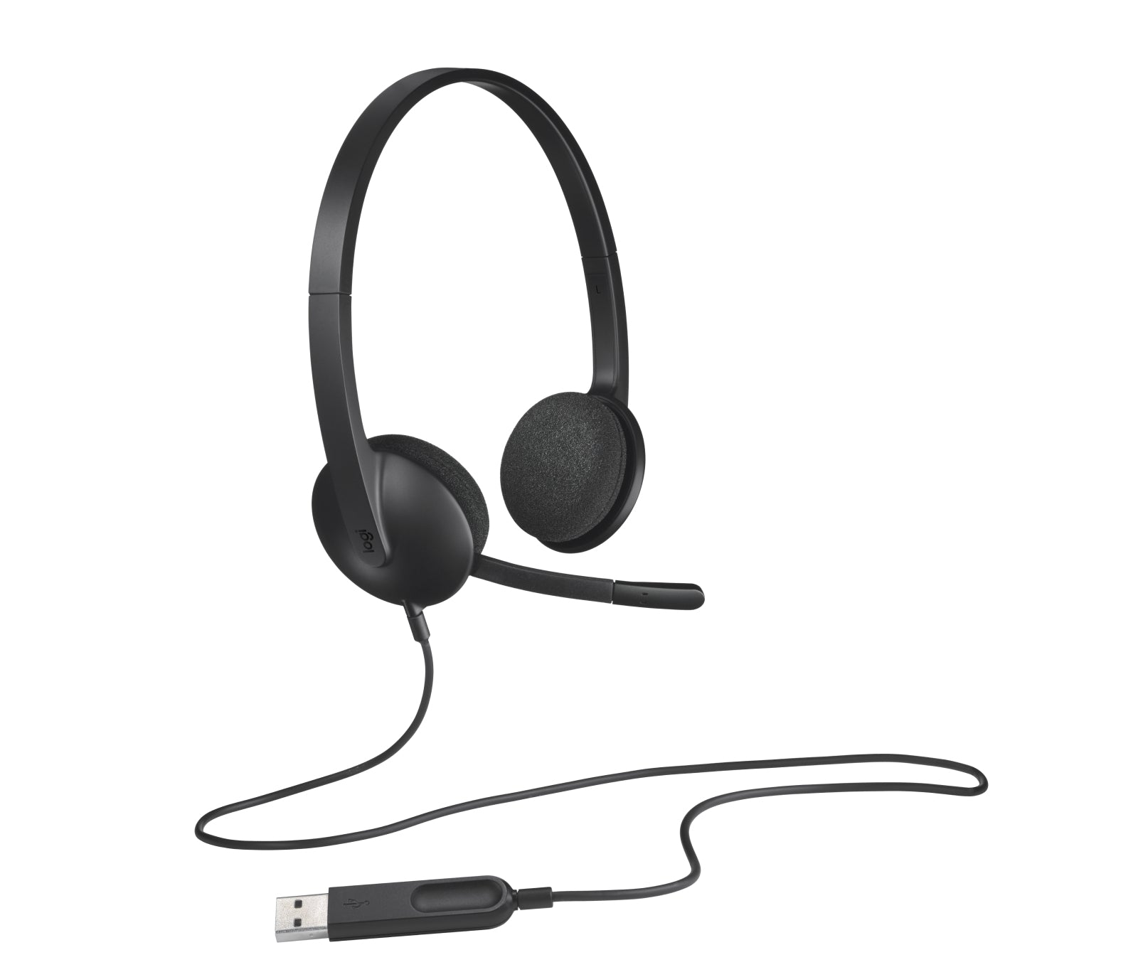 Logitech H340 – Headset – USB‑A – Schwarz