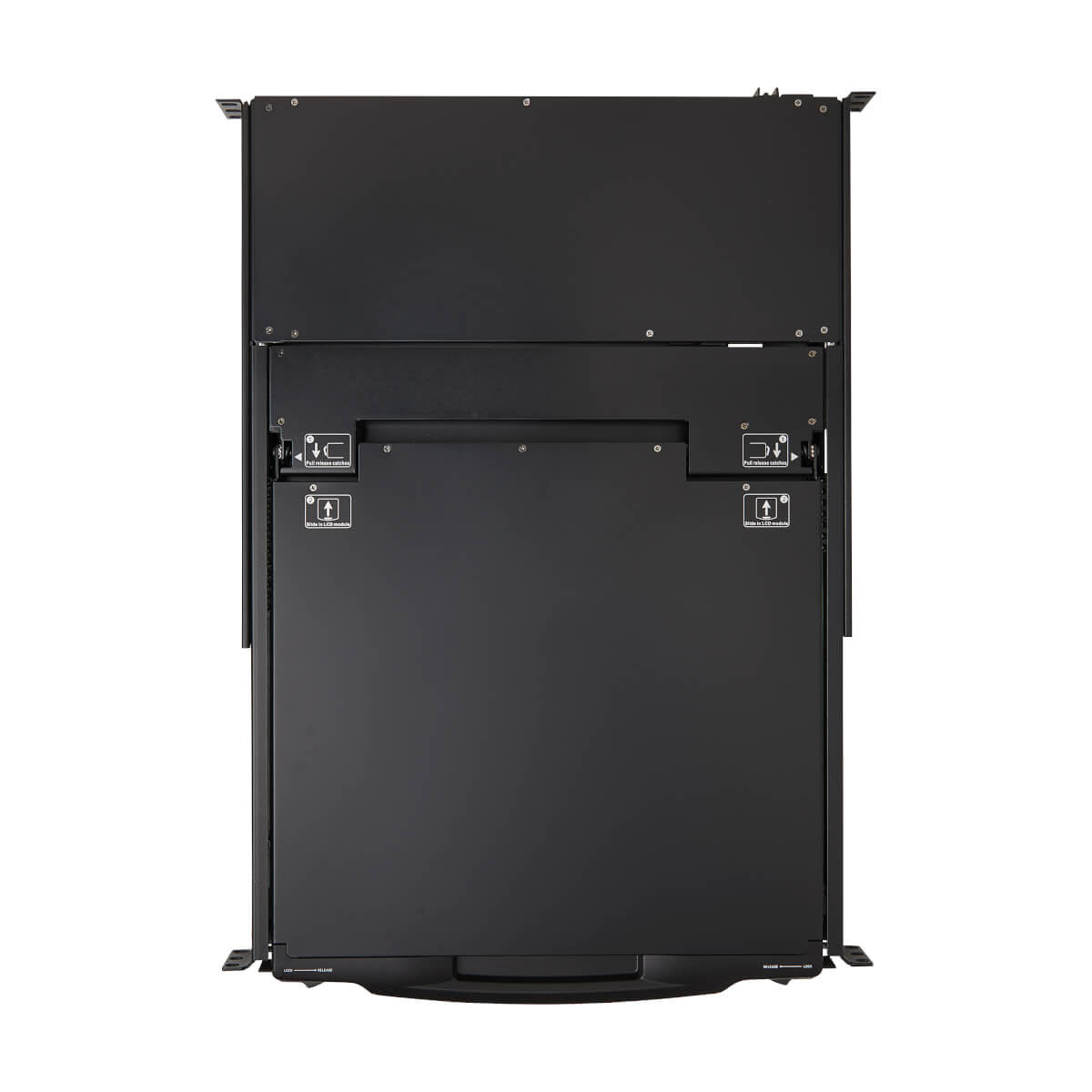 Tripp Lite B030-DP16-17DIP – 17" Rack-LCD-Konsole – 16-Port DisplayPort KVM, 1920 × 1080, USB 2.0-Hub, 1U