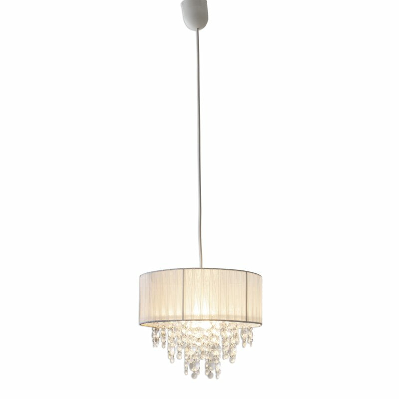 Näve Pendelleuchte – Ø 30 × 23 cm, 40 W, E27-Fassung, Weiss