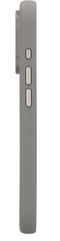 Valenta Backcover – für Apple iPhone 16 Pro – grau – Kunstleder – MagSafe-kompatibel
