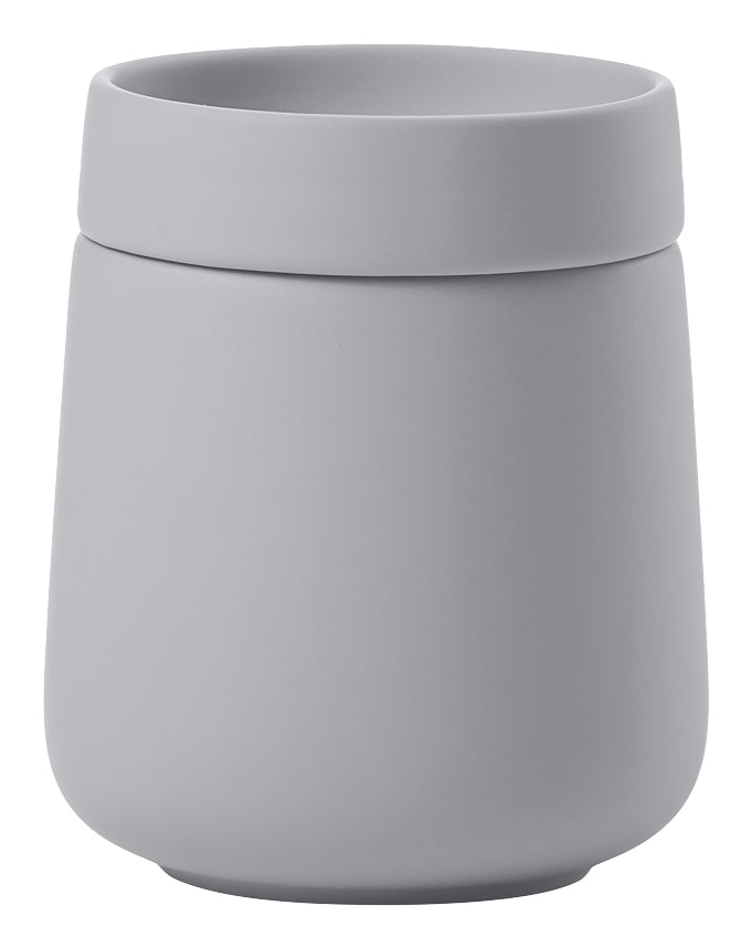 Zone Denmark Aufbewahrungsbox Nova One – Steinzeug, Ø8,7×10,8 cm, Grau