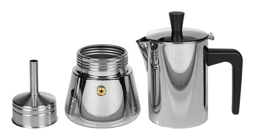 Furber. Furber French Press / Kaffeebereiter – 0,2 l, 4 Tassen, Edelstahl, 9,5 × 20,0 × 13,5 cm