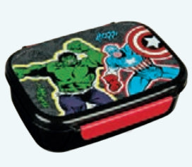 Scooli Lunchbox Avengers – Kunststoff, Mehrfarbig, mit Unterteilung, spülmaschinenfest