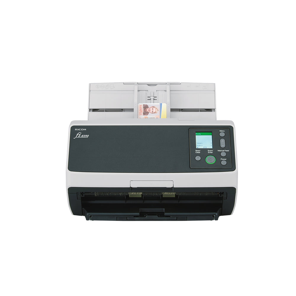 Ricoh fi-8190 – Einzugsscanner, A4, Duplex, 90 ppm, ADF 100 Blatt, LAN