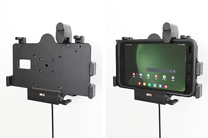 Brodit Fahrzeug-Dock für Samsung Galaxy Tab Active 3/5 (SM-T570/T575, SM-X300/X306B) – VESA 75×75 – Schwarz
