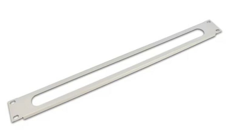 Wirewin Kabeldurchführungspanel – 19", 1U, 483 mm, Metall, Grau, ohne Bürste