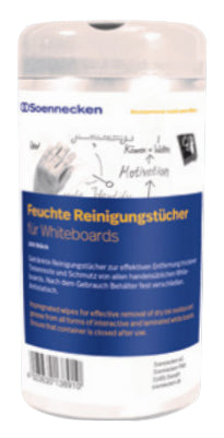 Soennecken Reinigungstücher 4829 – weiss – 100 Stk., für Kunststoff