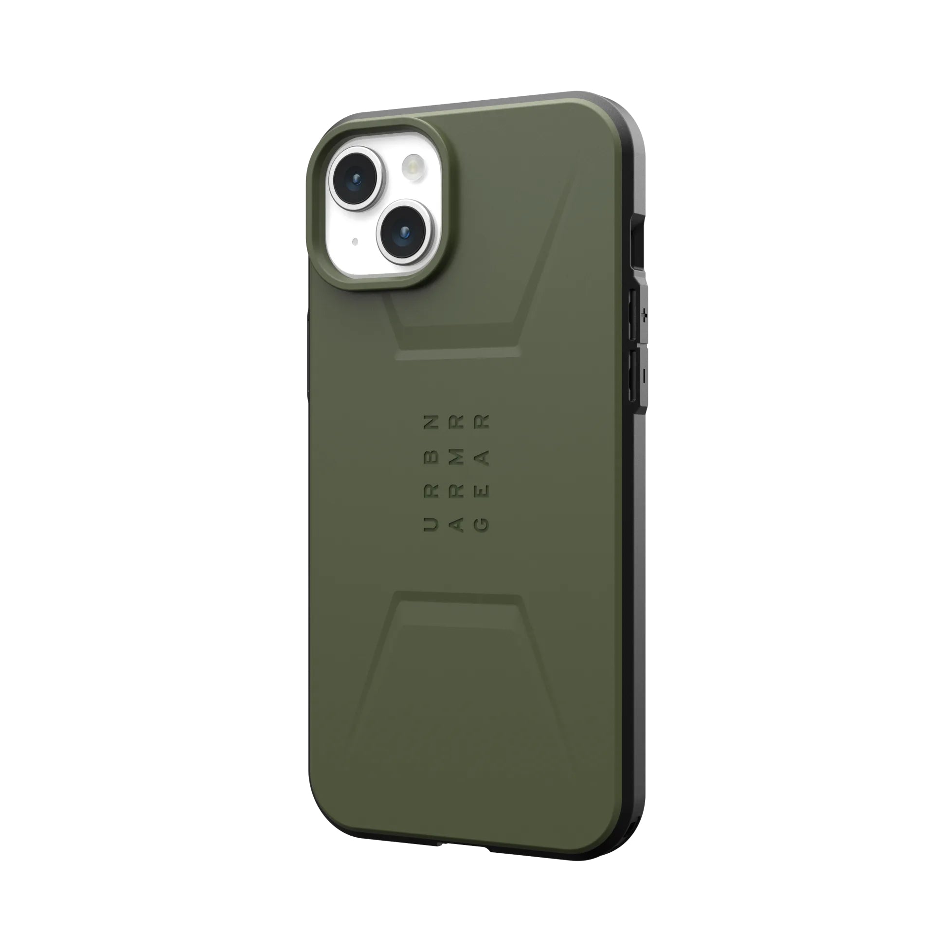 Urban Armor Gear UAG – Backcover Civilian – für Apple iPhone 15 Plus – Olivgrün – MagSafe-kompatibel