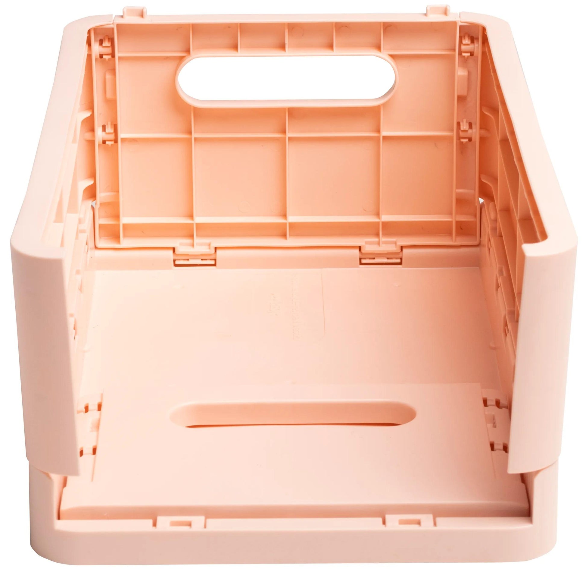 Exacompta Aufbewahrungsbox B 276 × H 120 × T 188 mm – für A5+, mit Tragegriff, stapelbar, Nude, PP