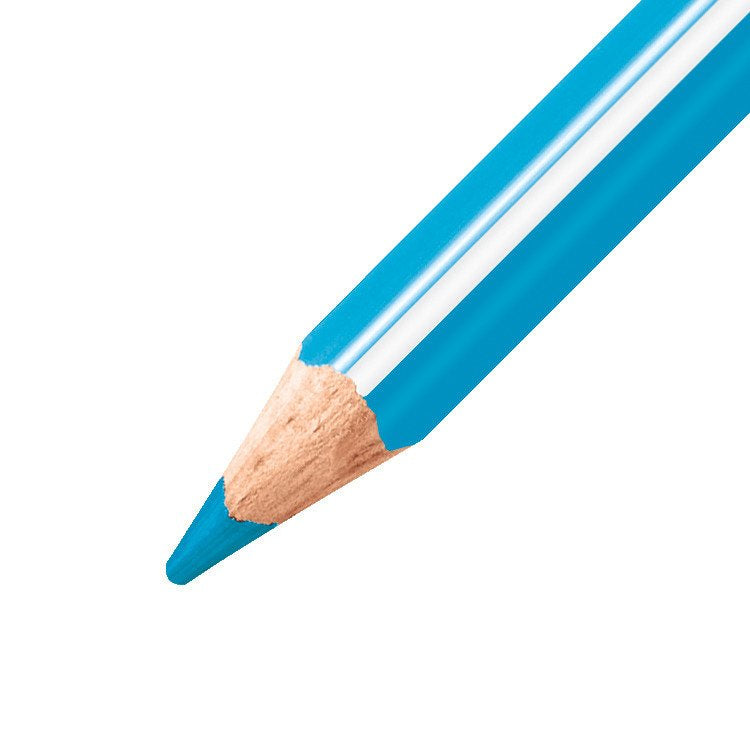 STABILO Buntstifte Trio Dick – Jumbo, Dreikant, Einzelstift Himmelblau, Minen-Ø 4,2 mm