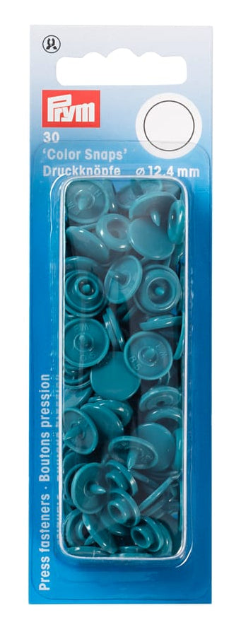 Prym Knöpfe Ø 12,4 mm – Polyoxymethylen (POM), grau, 30 Stück