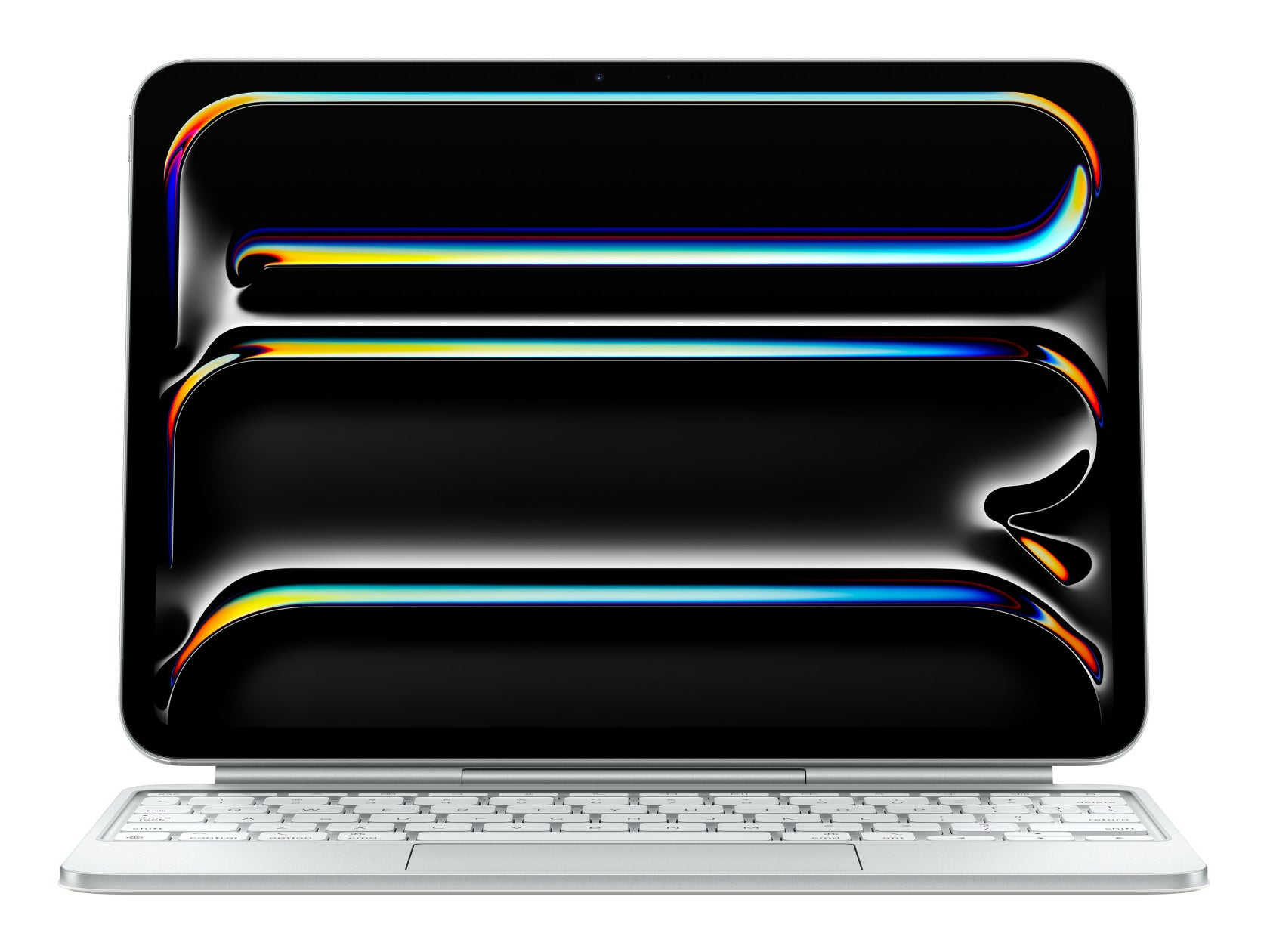 Apple Magic Keyboard – Tastatur, DE-Layout (DE), Weiss – für iPad Pro 11" (M5)