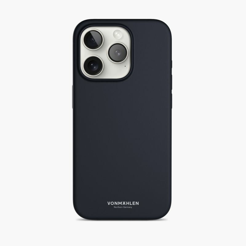 Vonmählen Backcover – für Apple iPhone 15 Pro, MagSafe, Silikon, Navy