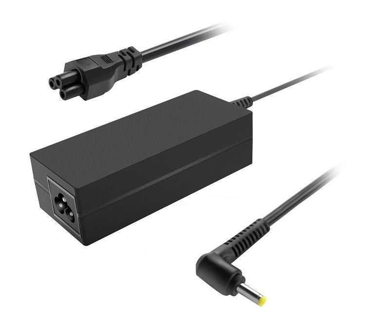 CoreParts Netzteil 65 W – 19,5 V/3,33 A, Stecker 4,0×1,7 mm, Eingang IEC C5 – für HP – Schwarz