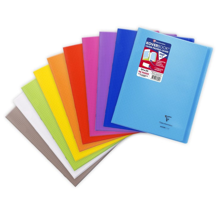 Clairefontaine Notizheft – 240 × 320 mm – kariert – 48 Blatt – 90 g/m² – Softcover – PEFC