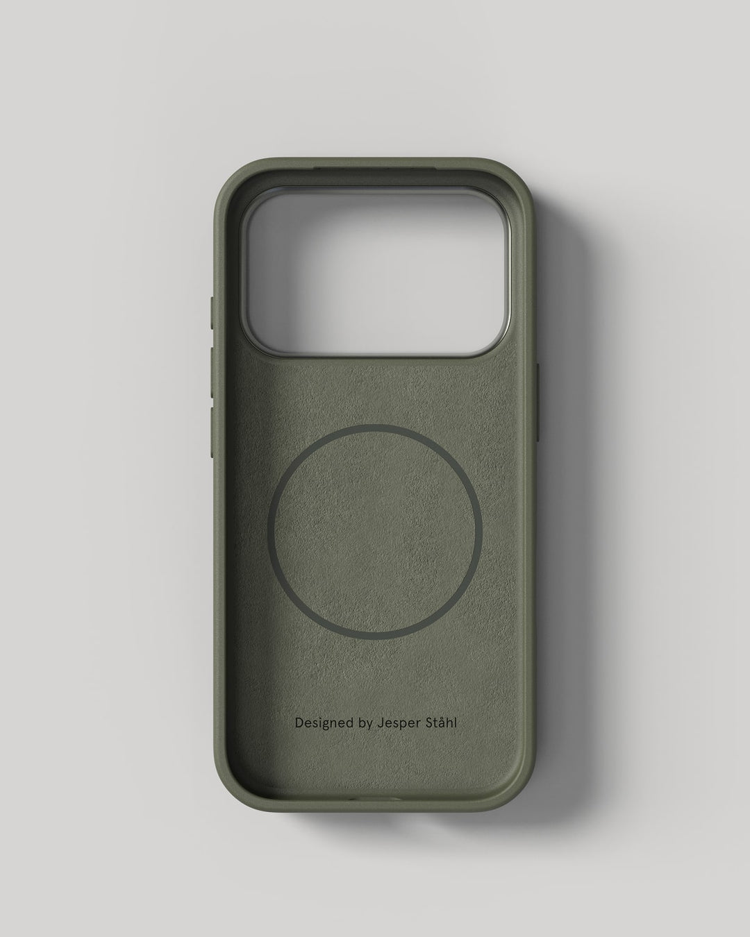 Nudient – Backcover Bold – für Apple iPhone 17 Pro – olive – MagSafe-kompatibel