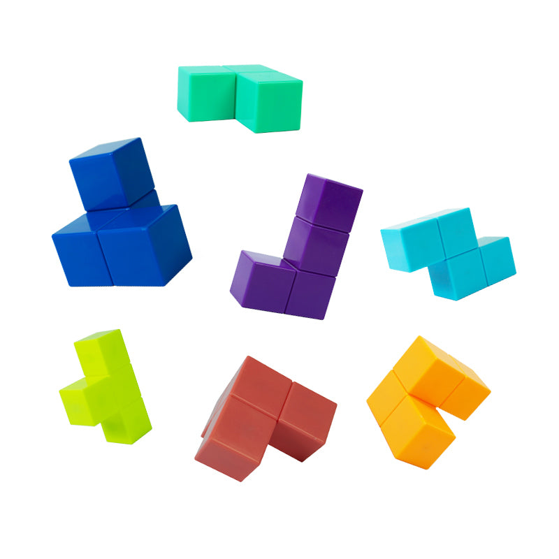 Trendform Magnetpuzzle Würfel MAG CUBE 1 – 7 Teile – 6,0×6,0×6,0 cm – Mehrfarbig