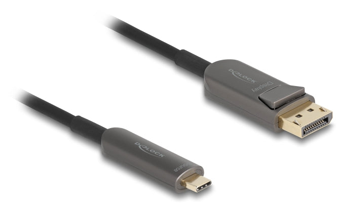 DeLOCK USB-C auf DisplayPort Kabel – DP 2.1, 8K@60 Hz – 20 m