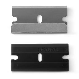 Xavax Schaber 111761 – Metall, Kunststoff, Schwarz/Silber, 10 Stk.
