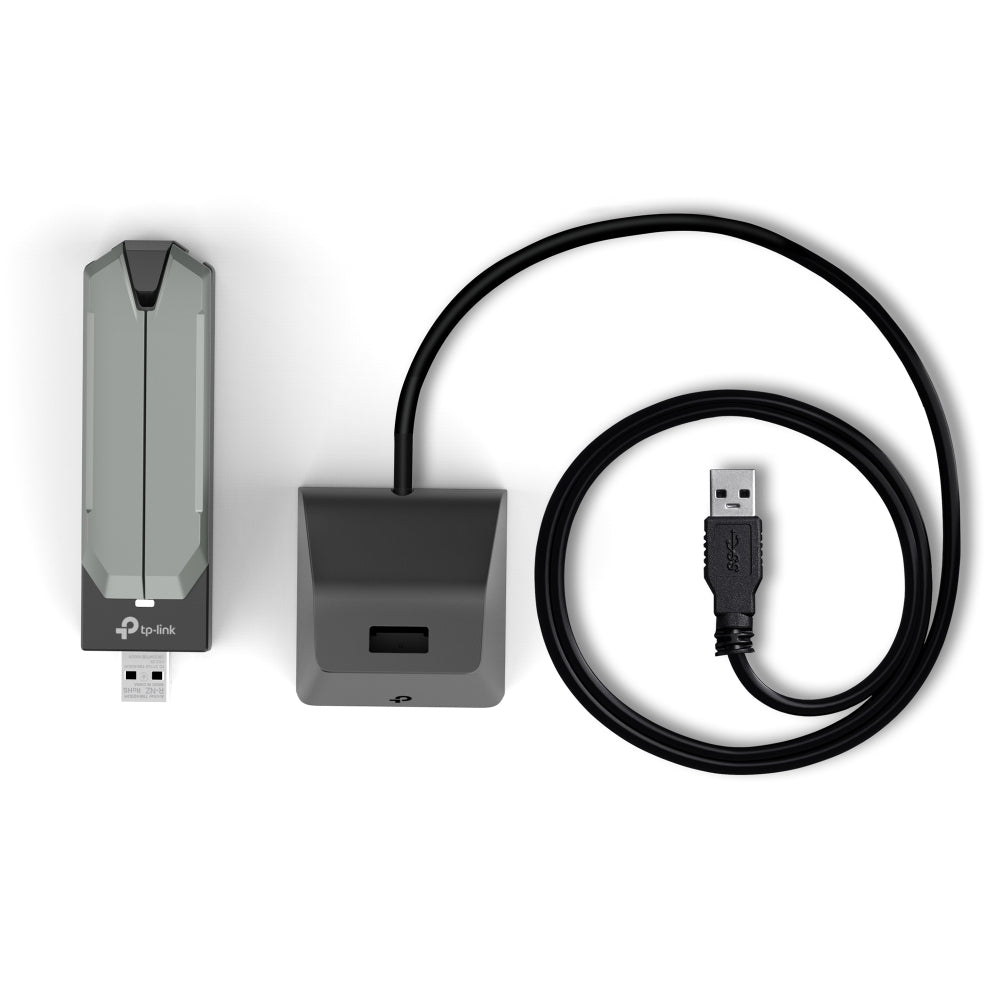 TP-Link Archer TBE400UH (BE6500) USB-WLAN-Adapter – Wi-Fi 7 (802.11be), Tri-Band 6/5/2,4 GHz