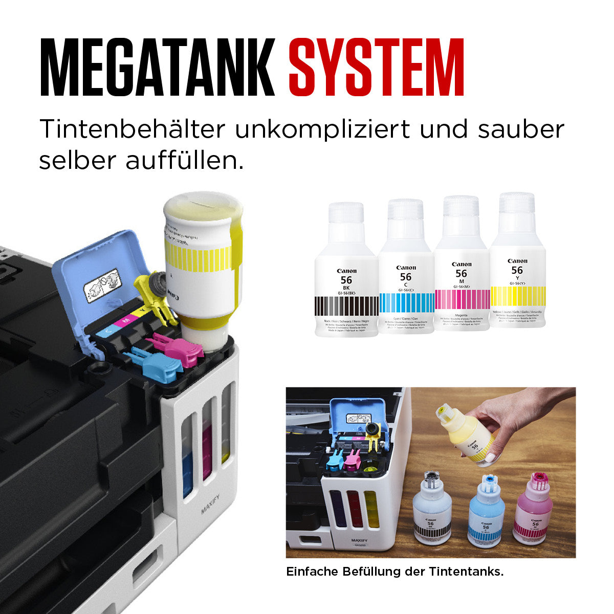Canon MAXIFY GX4050 – Farbiges Tintenstrahl-MFP A4, 4-in-1 – WLAN