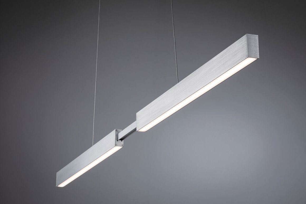 Paulmann Pendelleuchte Aptare – 180 × 5 cm, 3840 lm, 32 W, RGBW, 2200–2700 K, dimmbar, ZigBee, für Alexa