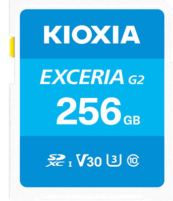 Kioxia Exceria LNEX2L256GG4 SDXC 256 GB – UHS-I, Klasse 10, U3, V30, 100/50 MB/s, Blau