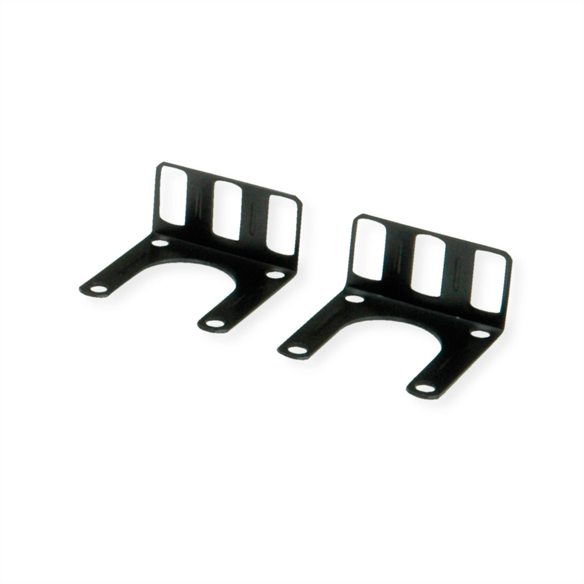 Bachmann Rack-PDU Basic 1U, 8×T13, Eingang CEE7/7, 2 m, Überspannungsschutz 1,5 kA – Schwarz