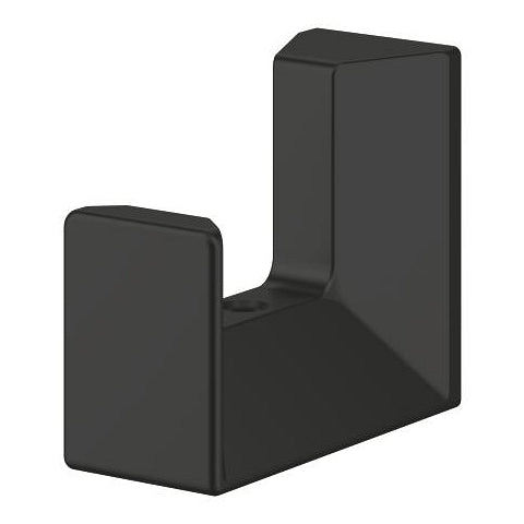 GROHE Haken Selection Cube – Metall, zum Schrauben, 3,7×11,3×1,4 cm, Schwarz