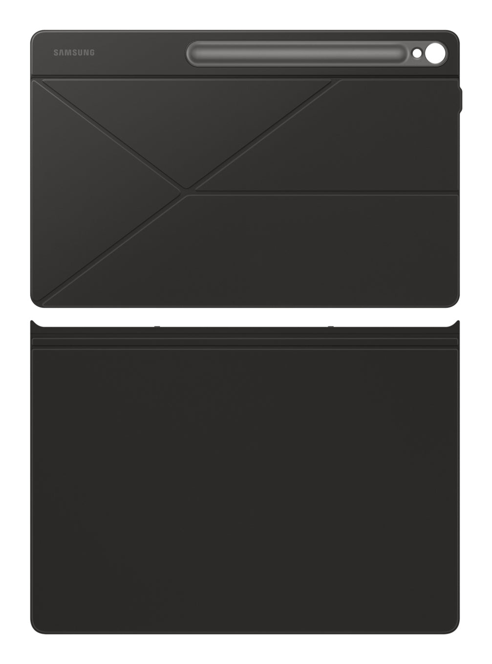 Samsung Smart Book Cover Notebook-Schutzhülle – für Galaxy Tab S10 FE+, 10,9", Aufsteckfunktion, Schwarz