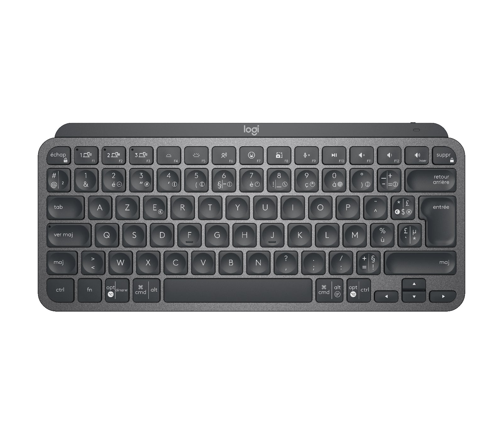 Logitech MX Keys Mini – Tastatur, kabellos (Bluetooth), beleuchtet