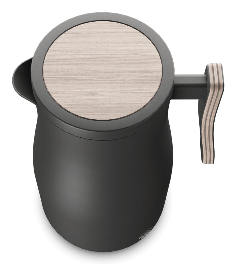 Alfi Thermoskanne Studio Allure – 1 l, 15,5 × 12,0 × 22,4 cm, Edelstahl, mit Deckel, vakuumisoliert, BPA-frei
