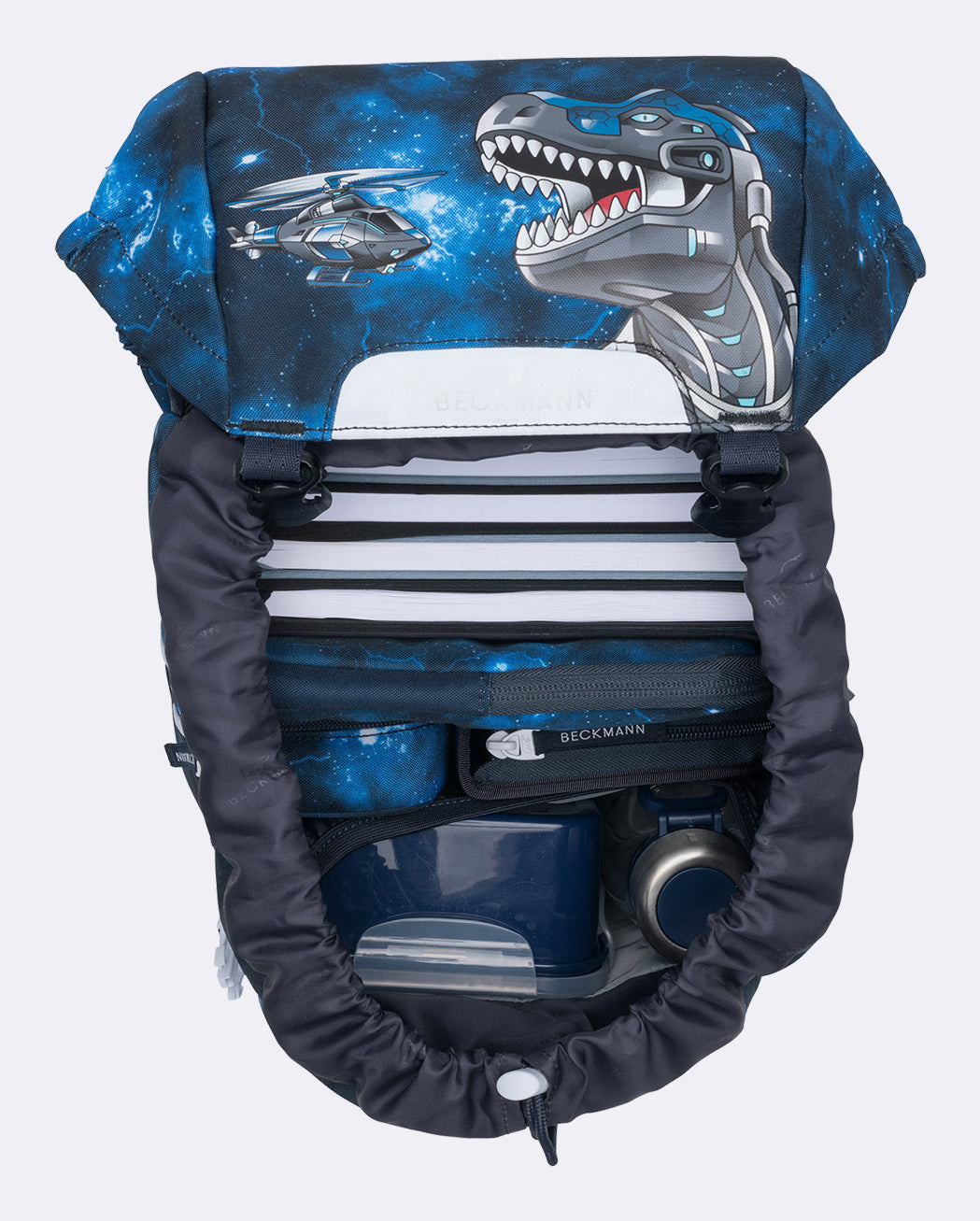 Beckmann Schulrucksack Classic 1st – Tech Rex – 24.0×37.0×25.0 cm