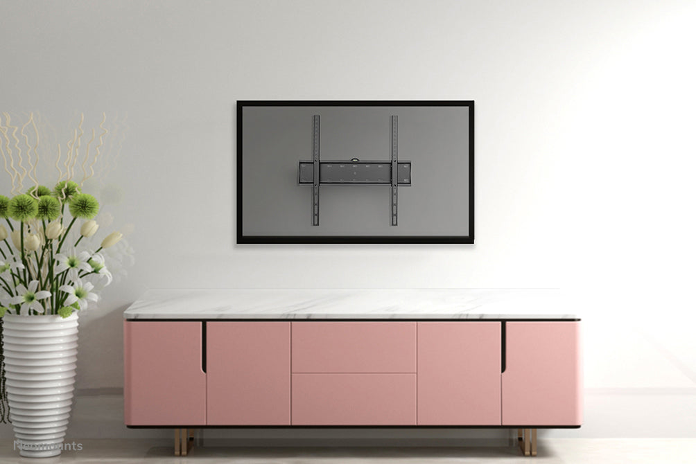 Neomounts Wandhalterung – Fix – 32–55" – VESA 200×200–400×400 – bis 40 kg, Höhenverstellbar – Schwarz