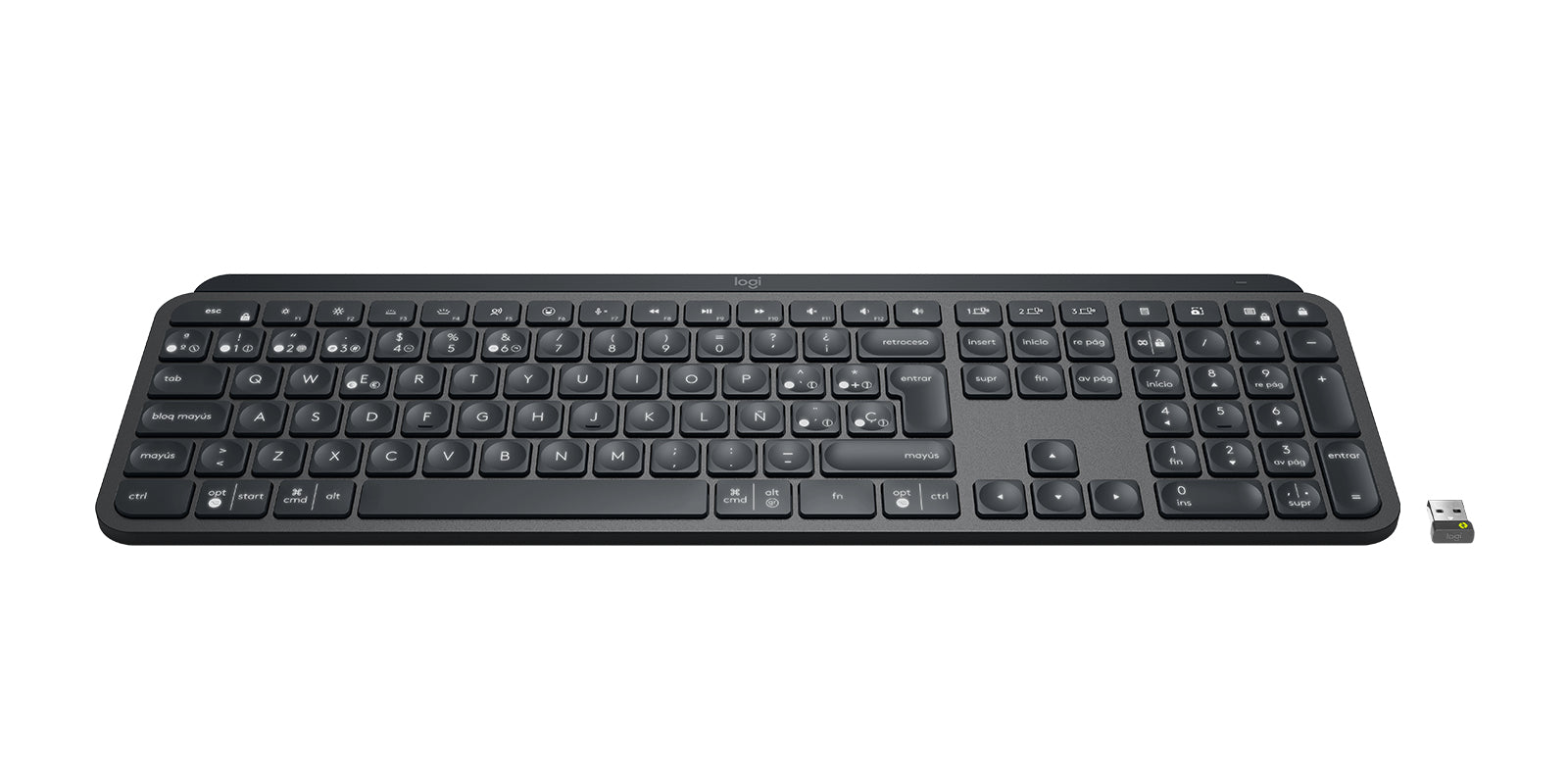 Logitech MX Keys for Business – Tastatur, Grau