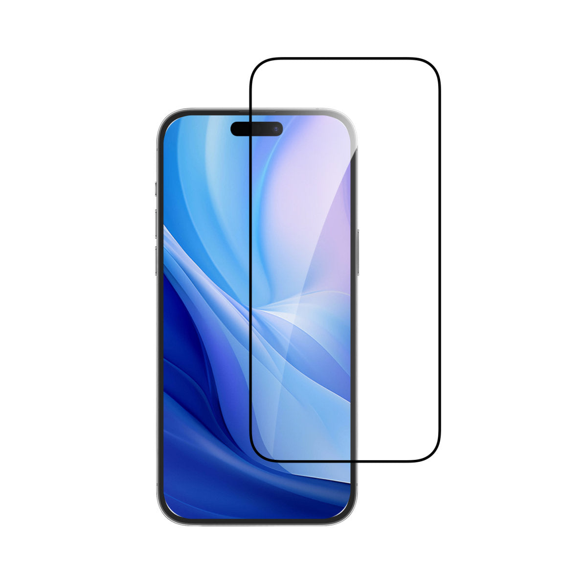 4smarts Displayschutz (Panzerglas), Case Friendly – für iPhone 16 Pro – mit Applikator