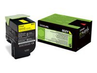Lexmark Toner 80C20Y0 – Gelb, 1000 Seiten – für CX310/510