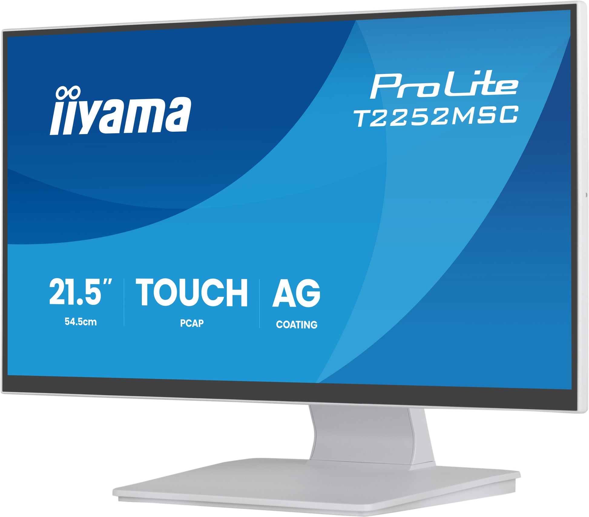 iiyama T2252MSC-W2AG – Monitor, 21,5", 1920 × 1080 (Full HD), Touch, HDMI, USB