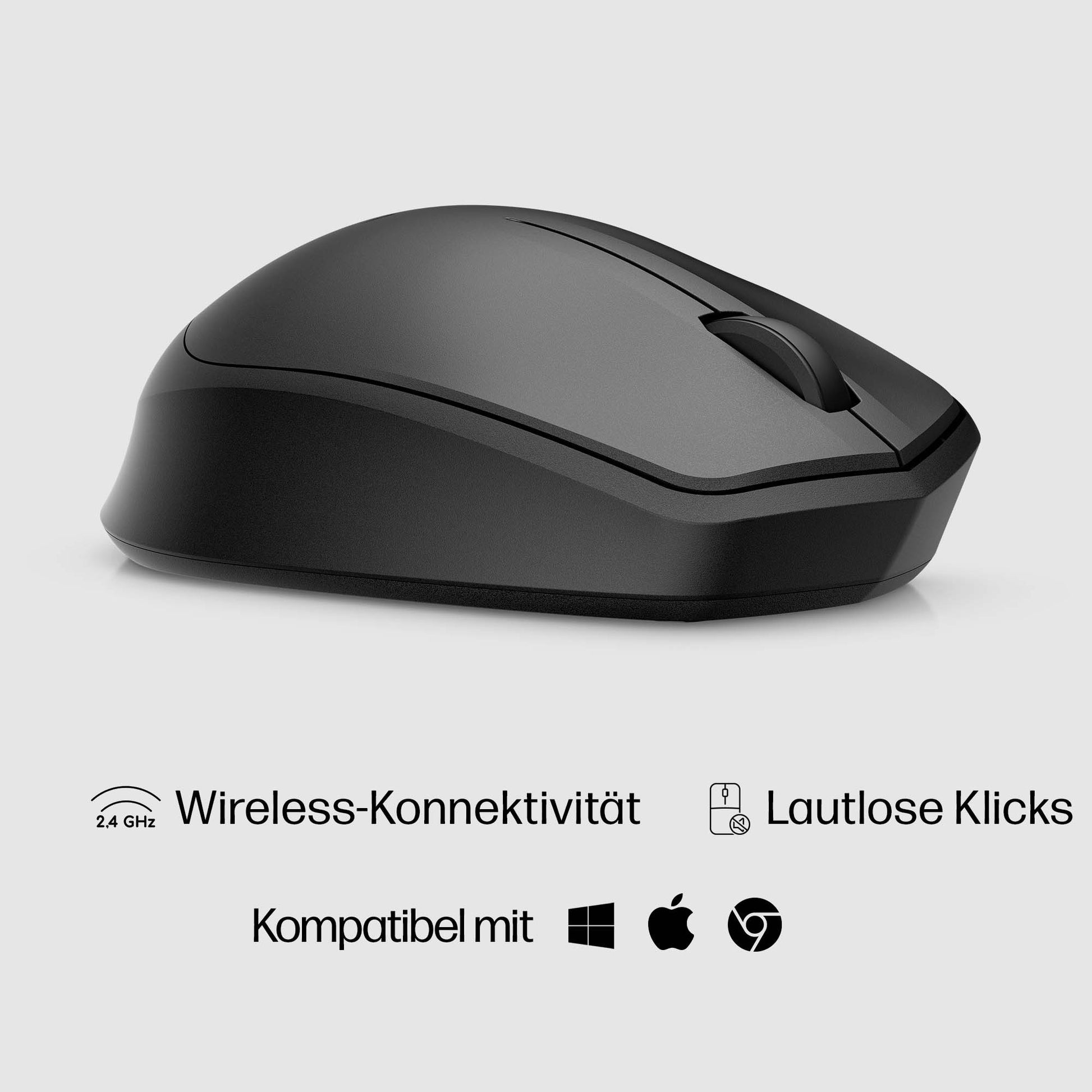 HP 280 Silent Maus – kabellos, schwarz