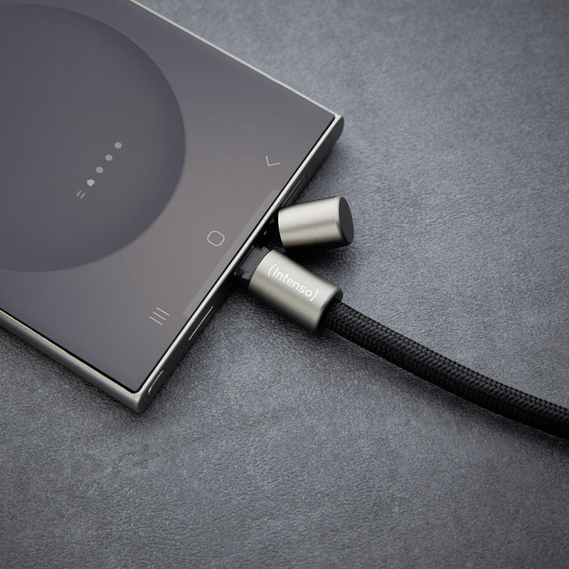 Intenso Daten- & Ladekabel – USB-C auf USB-C 1,65 m, PD 60 W, geflochten – für USB-C Geräte
