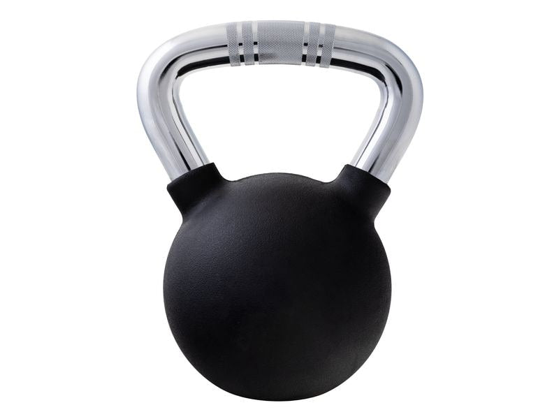 KOOR Kettlebell, 17 × 17 × 25,5 cm, Vinyl, Schwarz, 12 kg